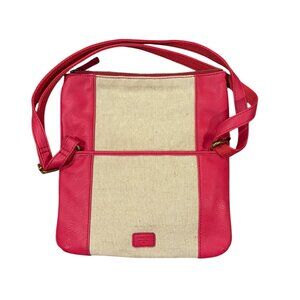 Fossil Kira Crossbody Messenger Tote – Bright Pink